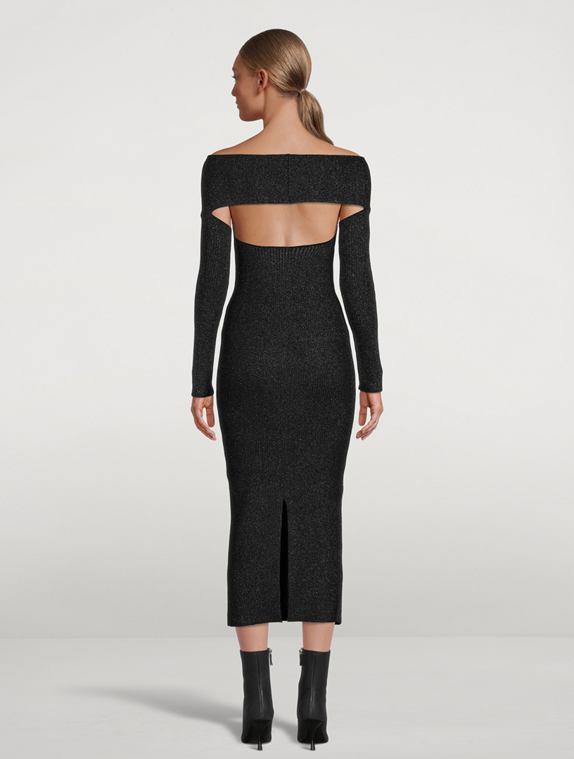 KHAITE The Marisole OffTheShoulder Knit Dress Holt Renfrew Canada — free download