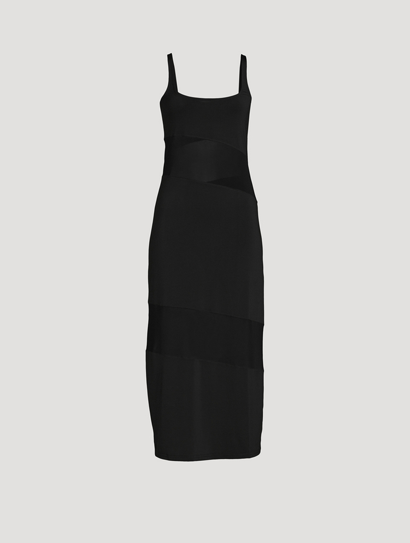 SOLID & STRIPED The Kimberley Mesh Maxi Tank Dress Holt Renfrew Canada