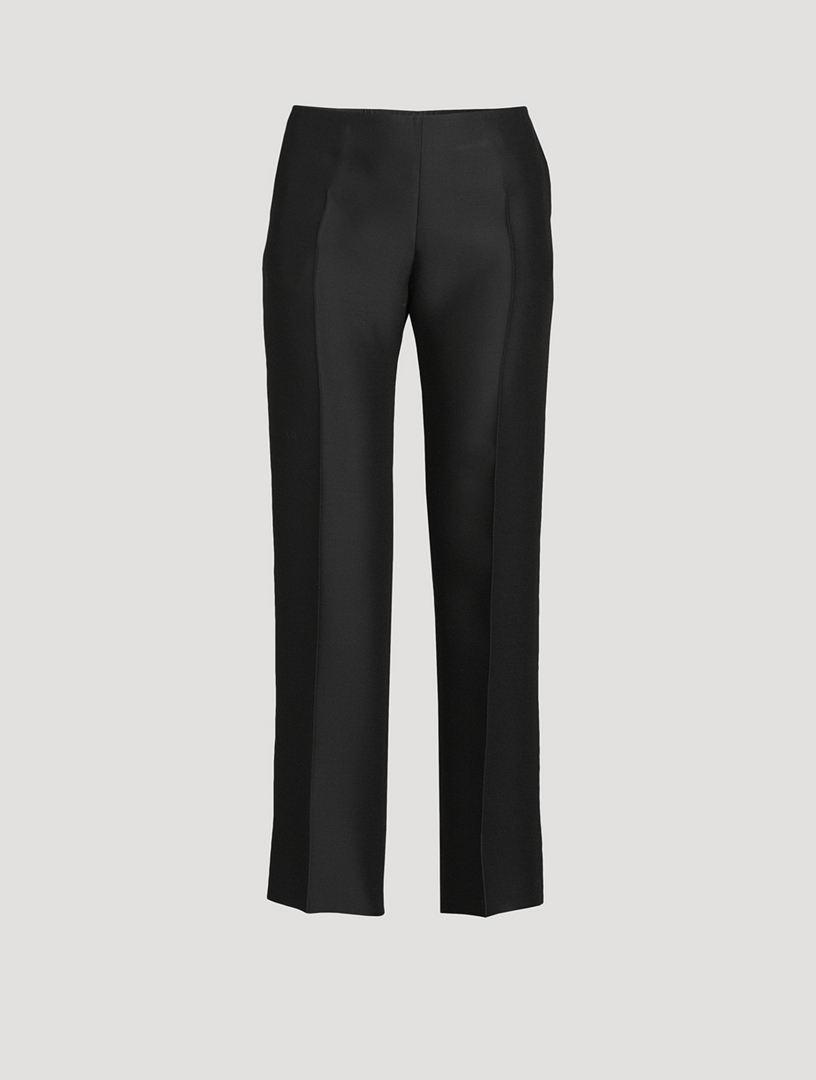 Dolce & Gabbana Italy. Black Low Rise Woven Flare Dress Pants