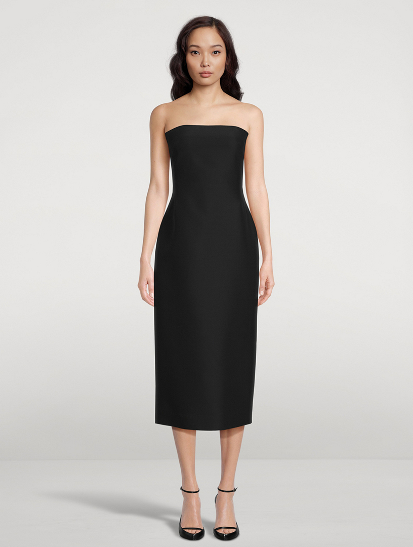 THE ROW Nita Wool And Silk Midi Dress Holt Renfrew