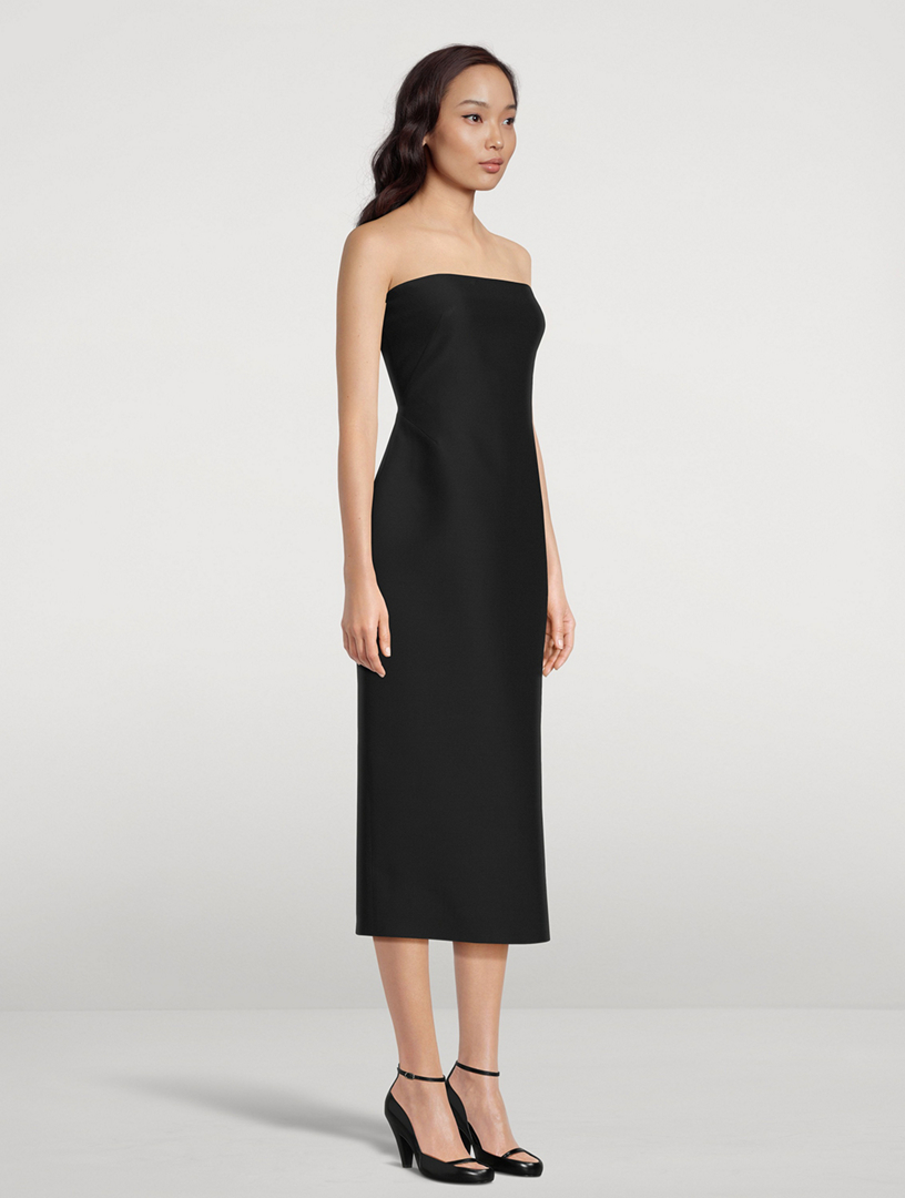 THE ROW Nita Wool And Silk Midi Dress | Holt Renfrew