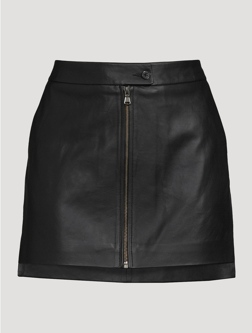 EQUIPMENT Myra Leather Mini Skirt Holt Renfrew Canada