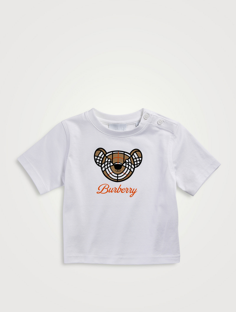 BURBERRY Thomas Bear Motif Cotton T-Shirt | Holt Renfrew Canada