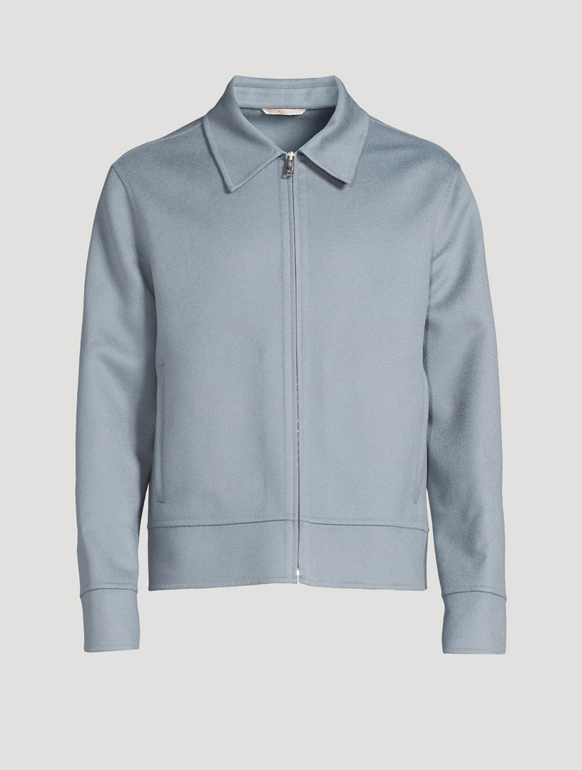 Wool And Cashmere Zip Jacket