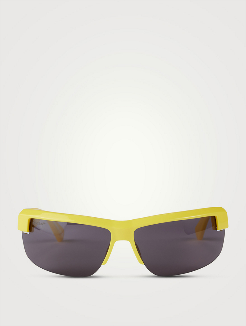 OFF-WHITE Toledo Shield Sunglasses  Yellow