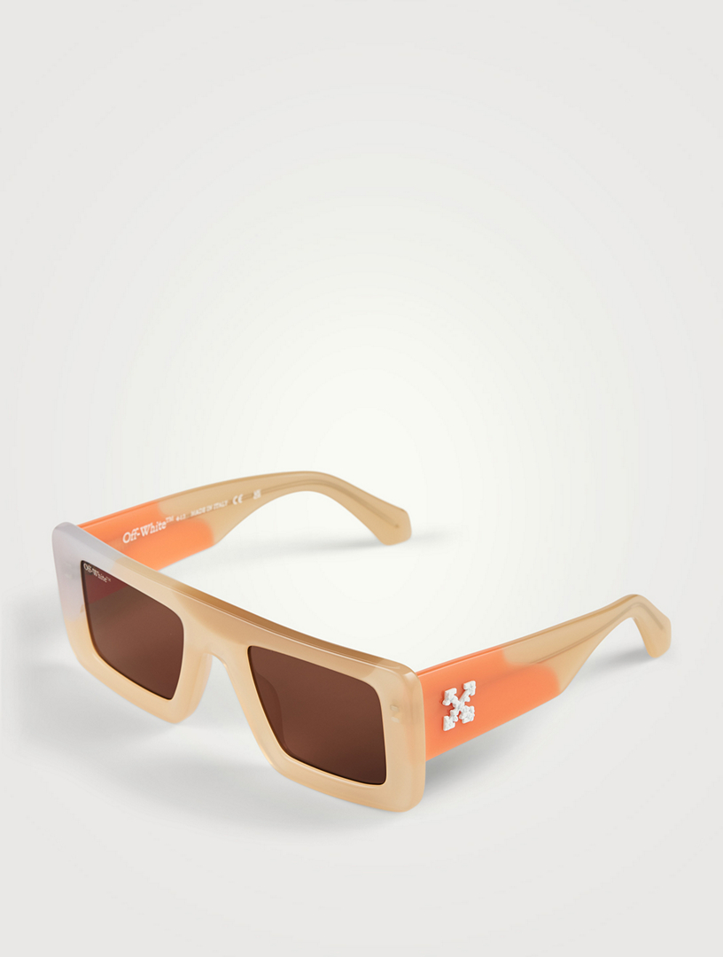 OFF-WHITE Seattle Square Sunglasses  Beige