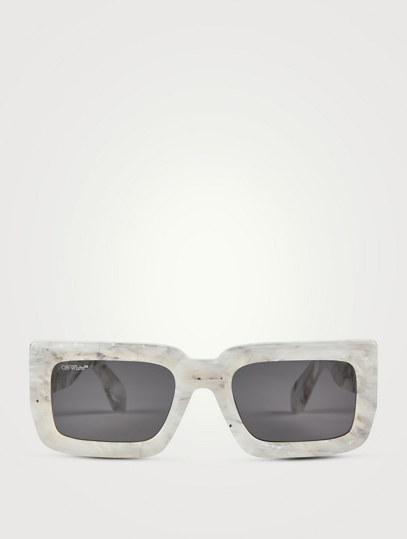 OFF-WHITE Boston Square Sunglasses Women's Grey