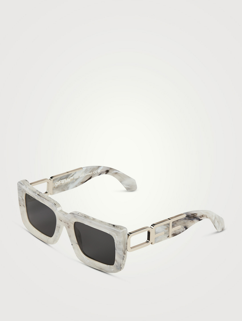 OFF-WHITE Boston Square Sunglasses Women's Grey