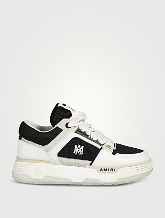 MA-1 Leather And Mesh Sneakers