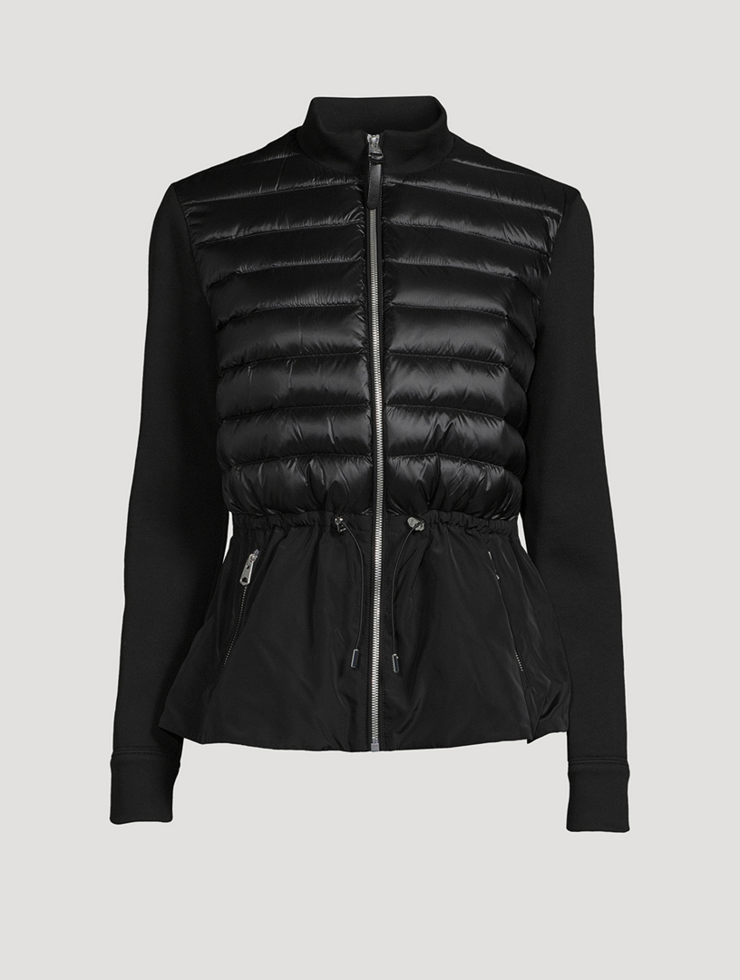 MACKAGE Joyce Hybrid Peplum Jacket | Holt Renfrew Canada