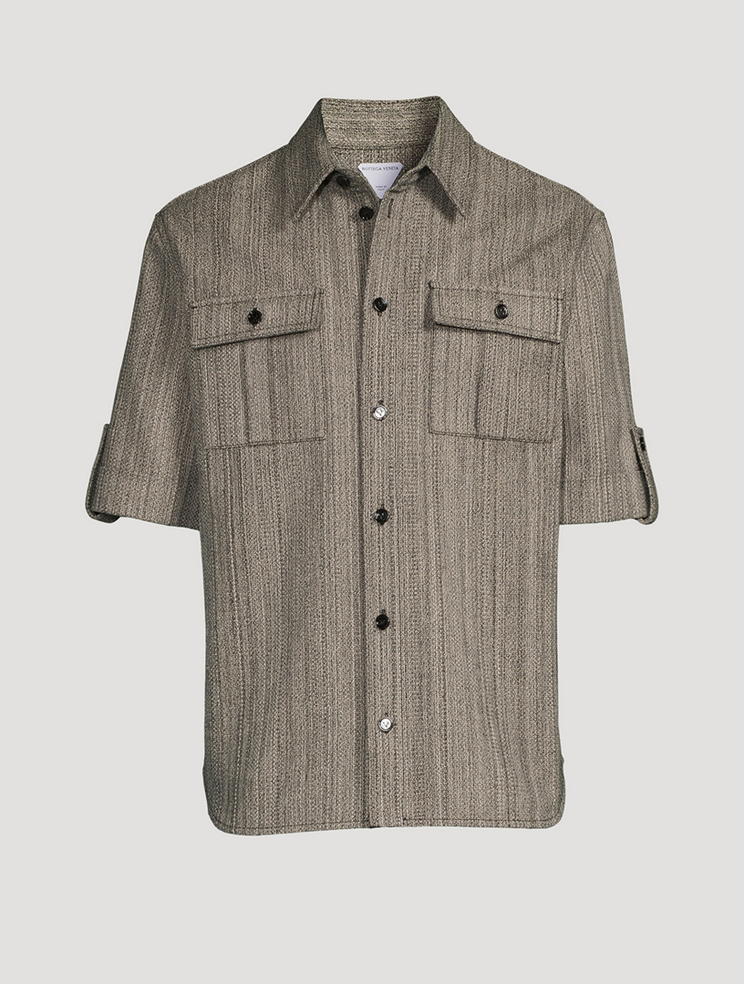 BOTTEGA VENETA cotton shirt 22ss www.paths-edu.com