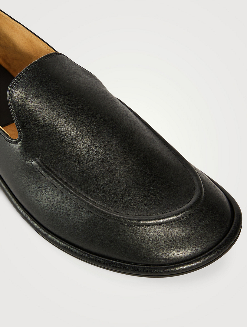 THE ROW Canal Leather Loafers | Holt Renfrew