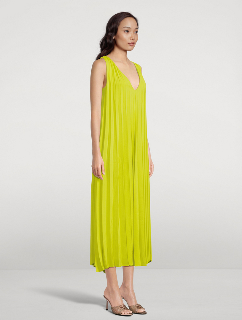 Annico Pleated Maxi Dress