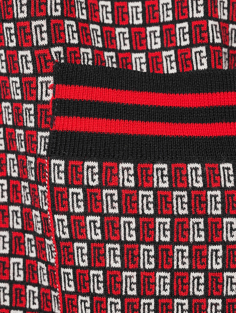 Monogram Wool Cardigan