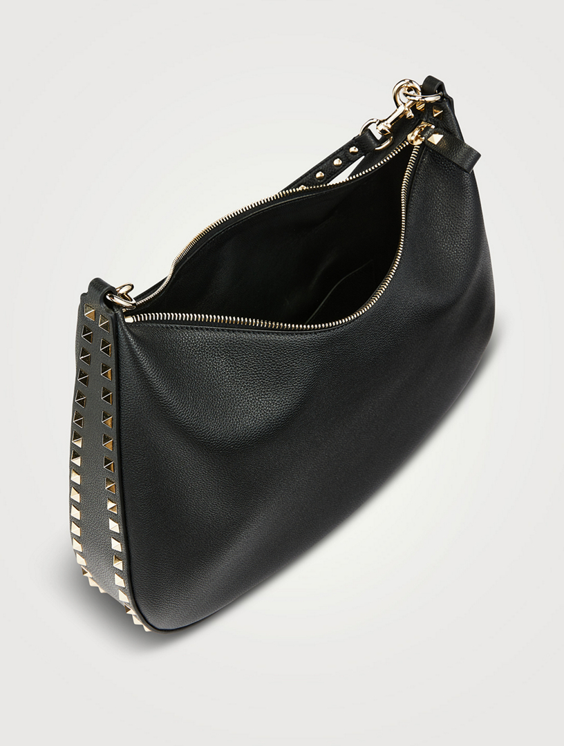 Valentino Garavani Women's Small Rockstud Leather Crossbody Bag