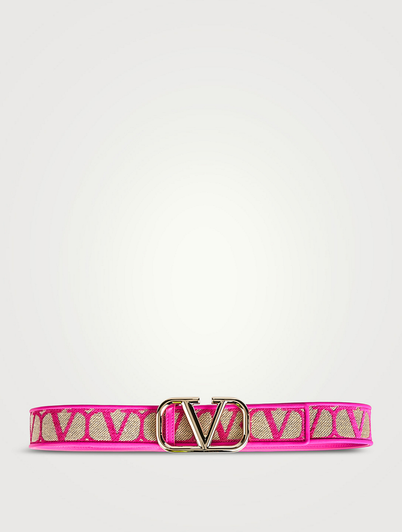 VALENTINO GARAVANI Toile Iconographe Belt Holt Renfrew