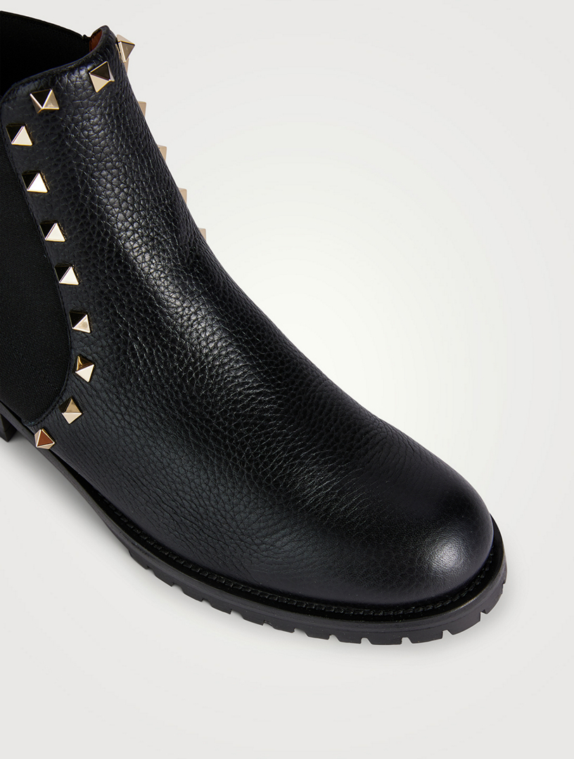 Valentino rockstud chelsea outlet boots