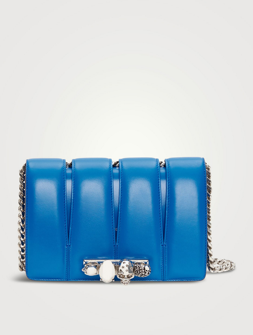 The Slash Four-Ring Leather Clutch