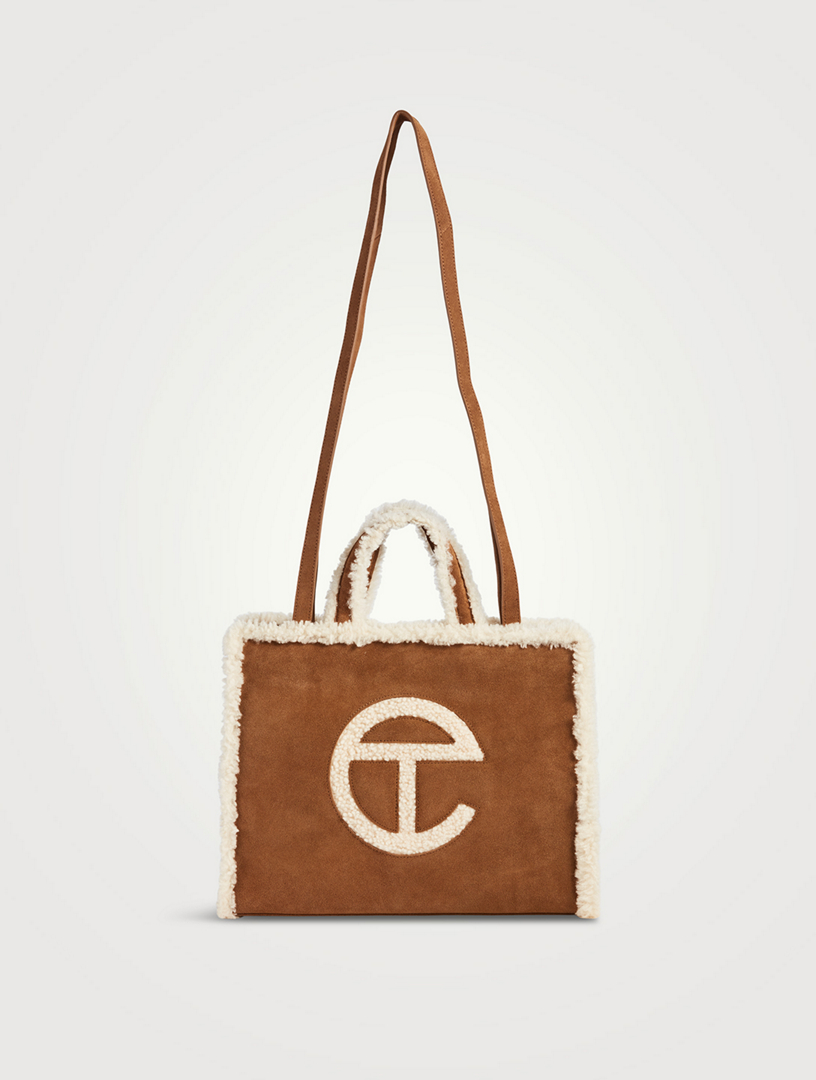 UGG x Telfar Medium Suede Shopping Bag