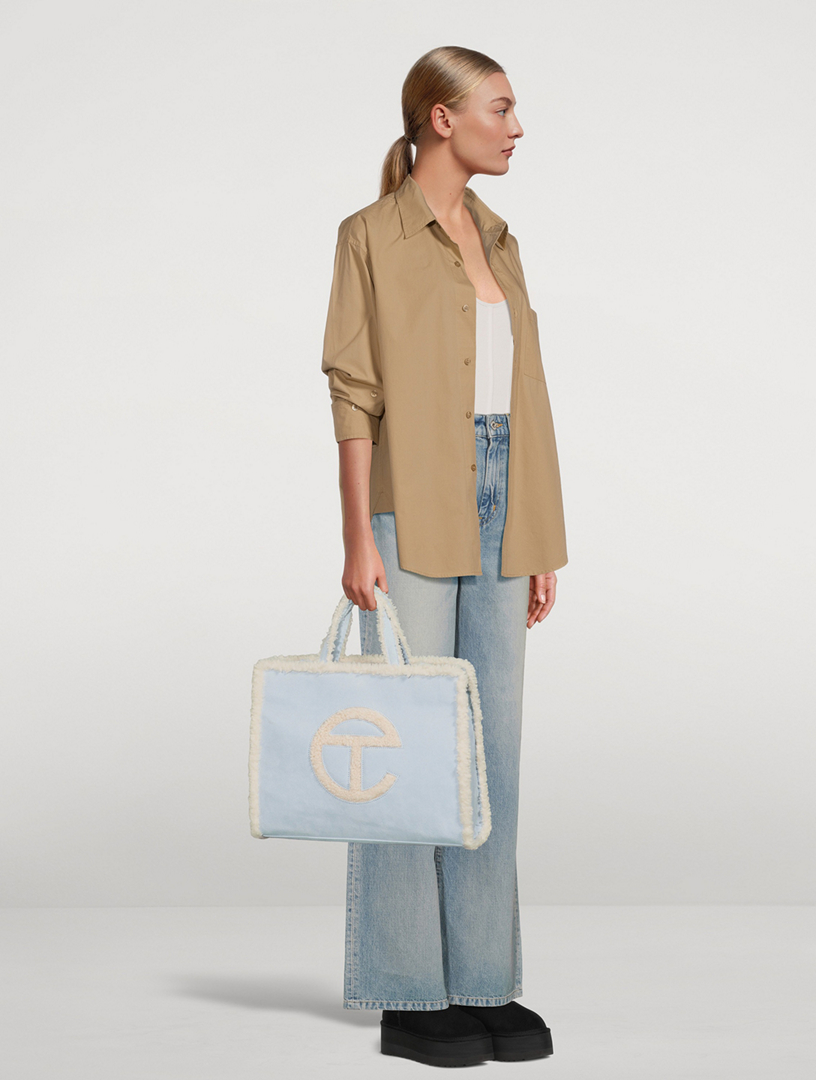 UGG x Telfar Medium Suede Shopping Bag