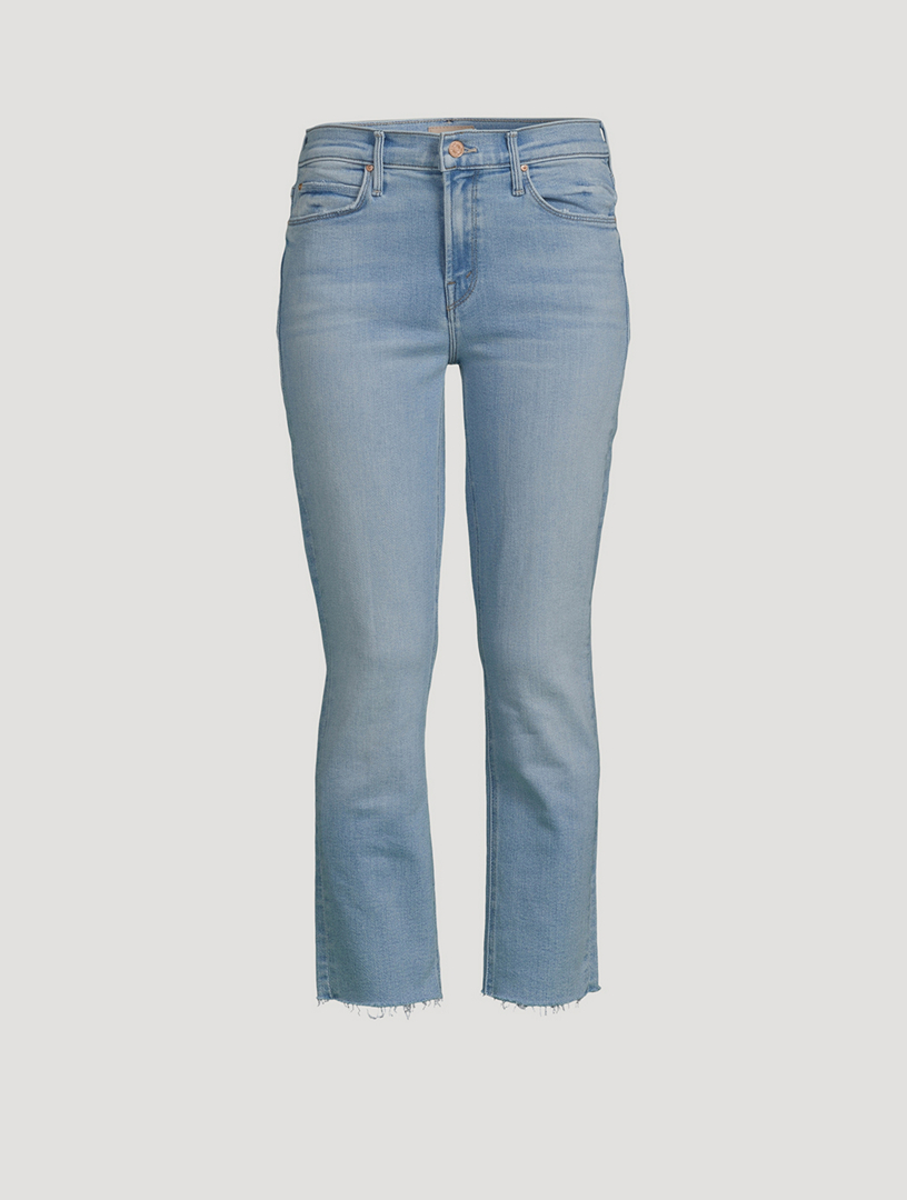 MOTHER The Weekender Flare Jeans With Slit Hem | Holt Renfrew Canada