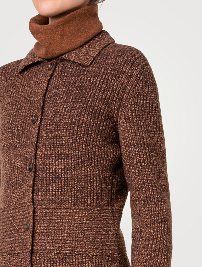 AKRIS Cardigan en cachemire et en laine