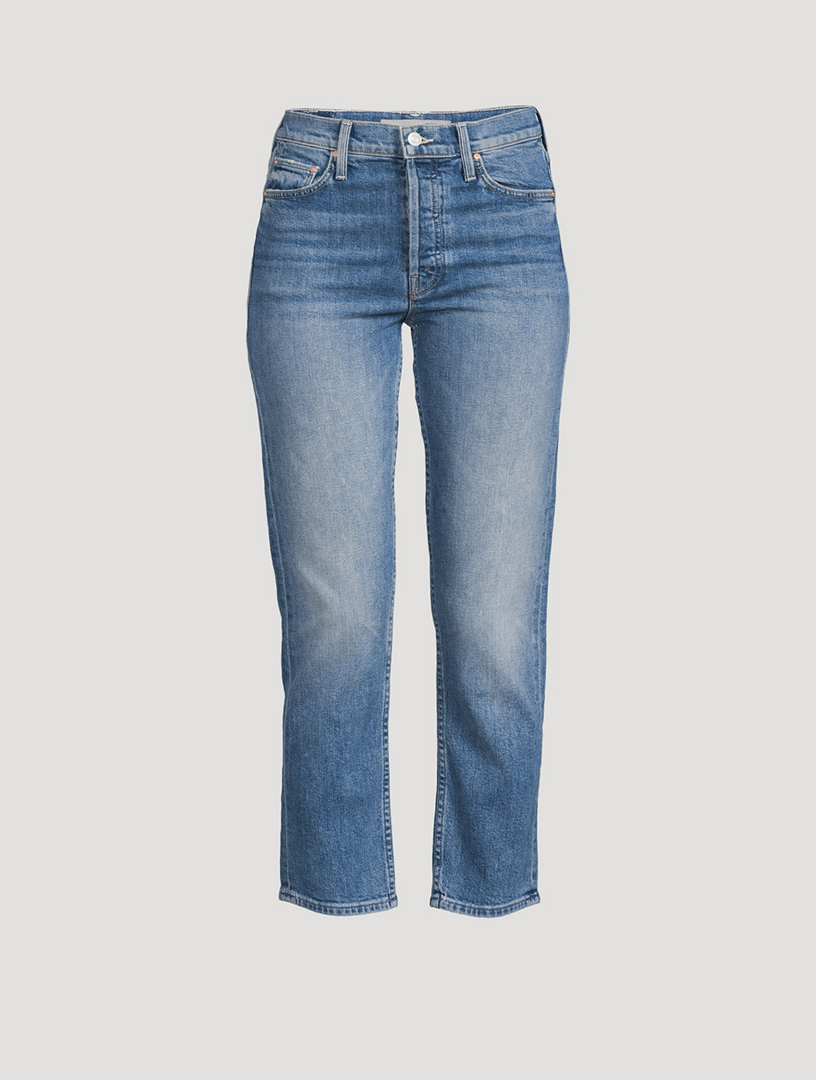 Mother tomcat cropped store jeans