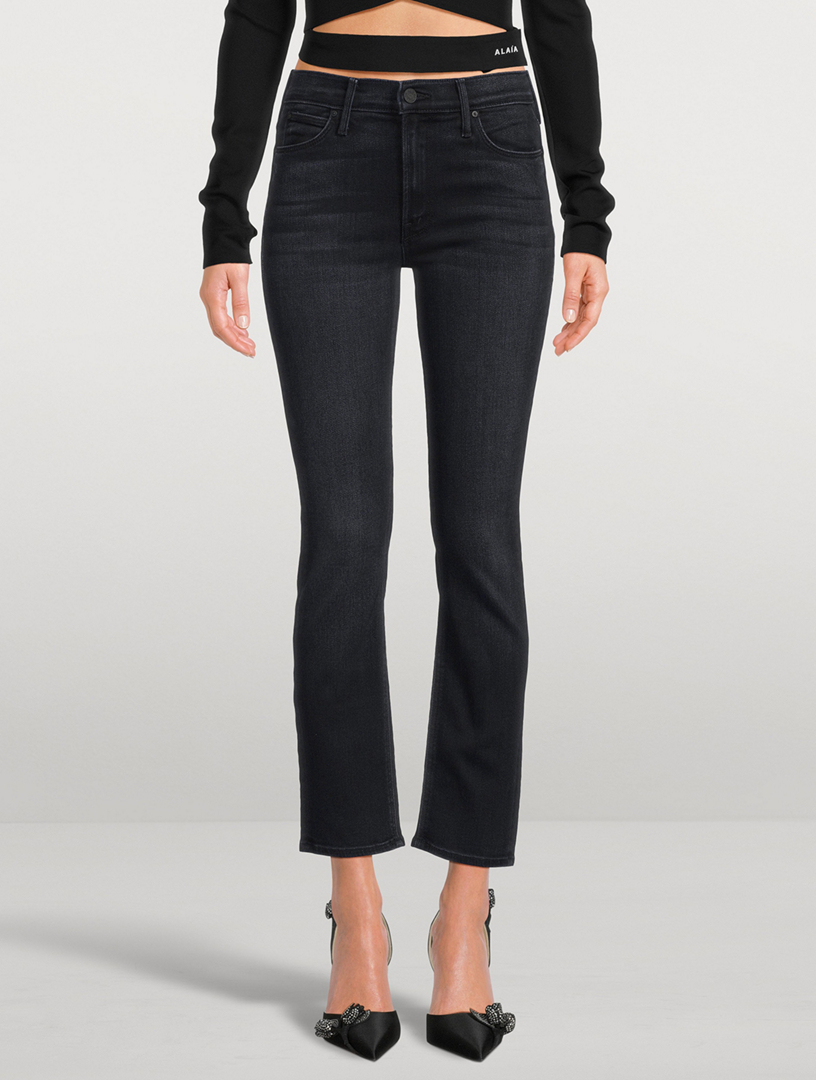 ALAÏA Women's HIGH RISE SKINNY DENIM JEANS