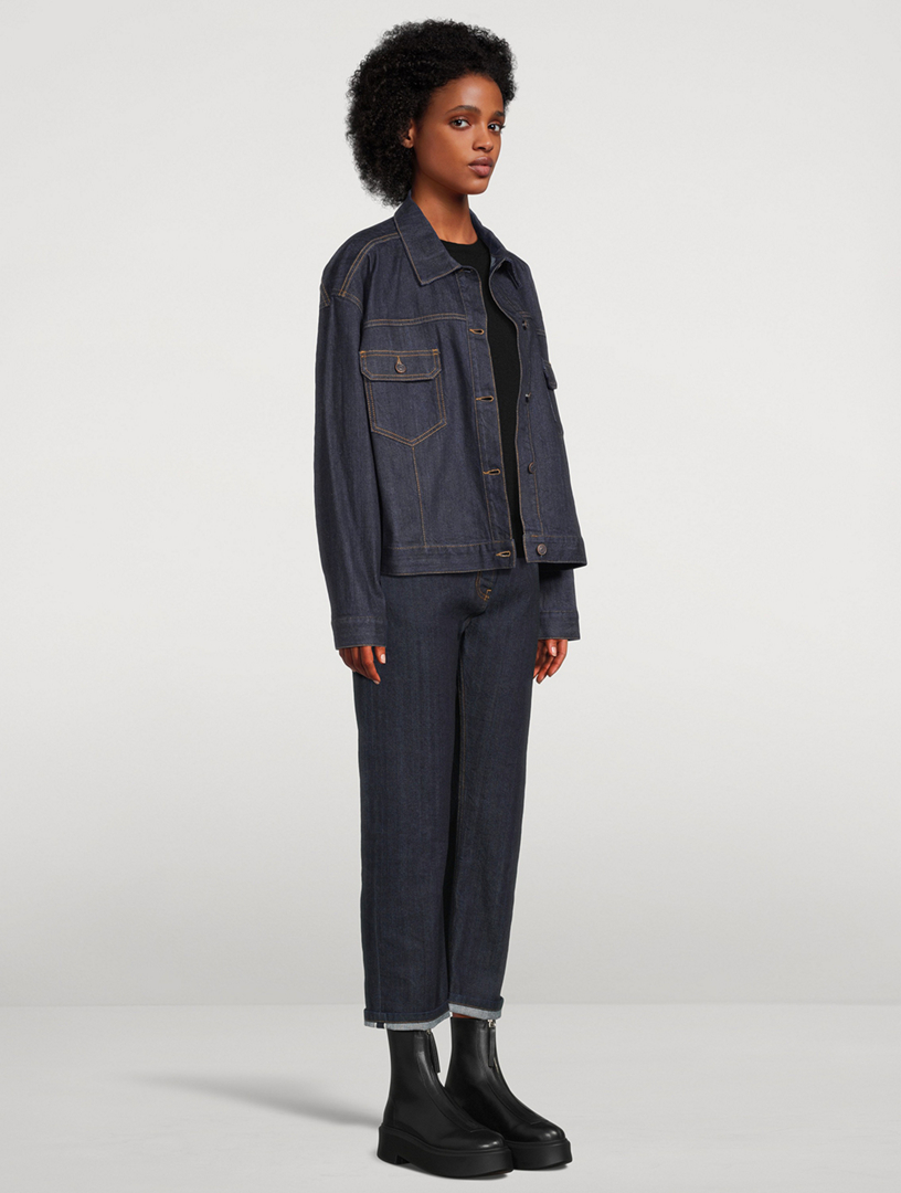 【国内発送】THE ROW ジャケット Ness denim jacket The Row // Ness Denim Jacket – VSP Consignment
