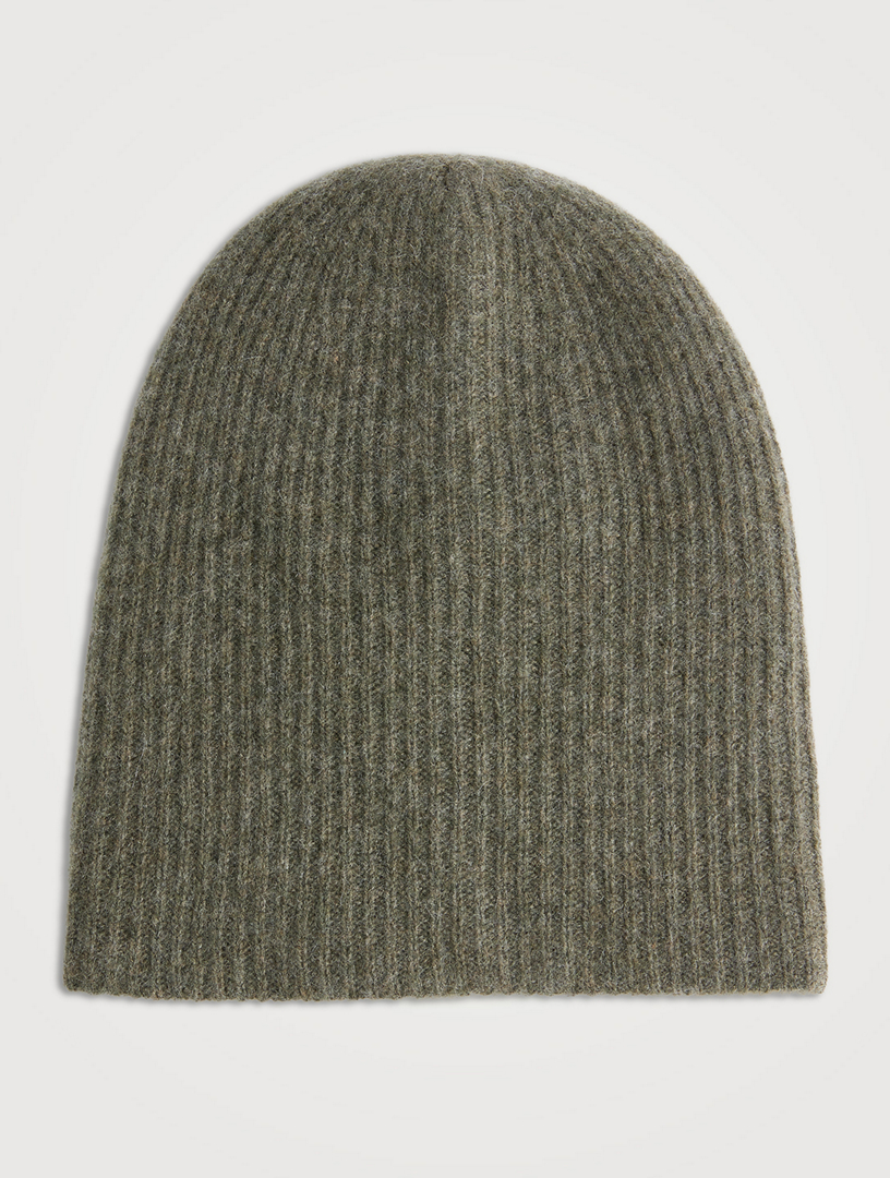 Cashmere Plush Rib Beanie