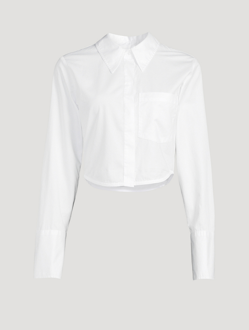 HOMMEGIRLS Cropped Poplin Shirt | Holt Renfrew