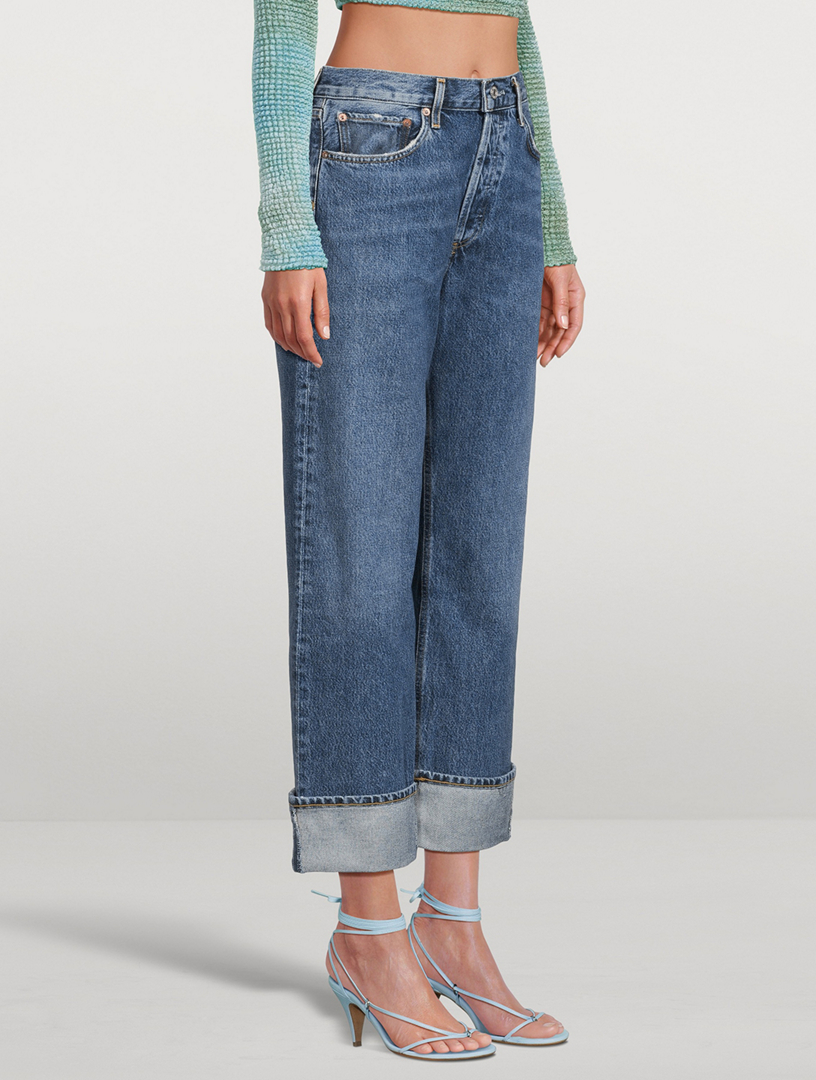 AGOLDE Jean Fran jambe large et longue Holt Renfrew