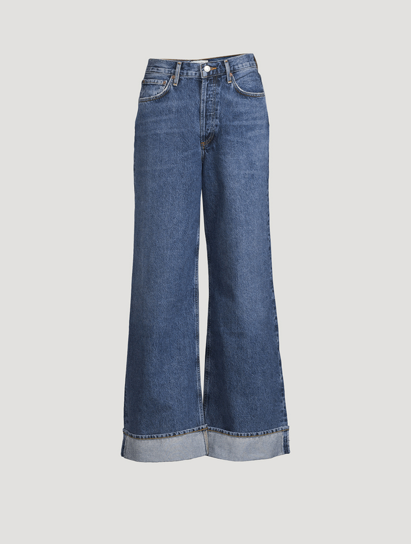 AGOLDE Dame High Rise Wide Leg Jeans