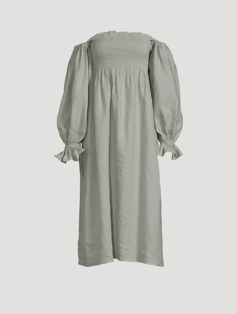 SLEEPER Atlanta Linen Dress Holt Renfrew Canada
