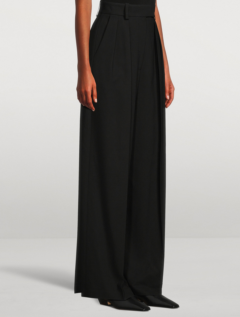 KHAITE The Teyana Wide-Leg Trousers | Holt Renfrew