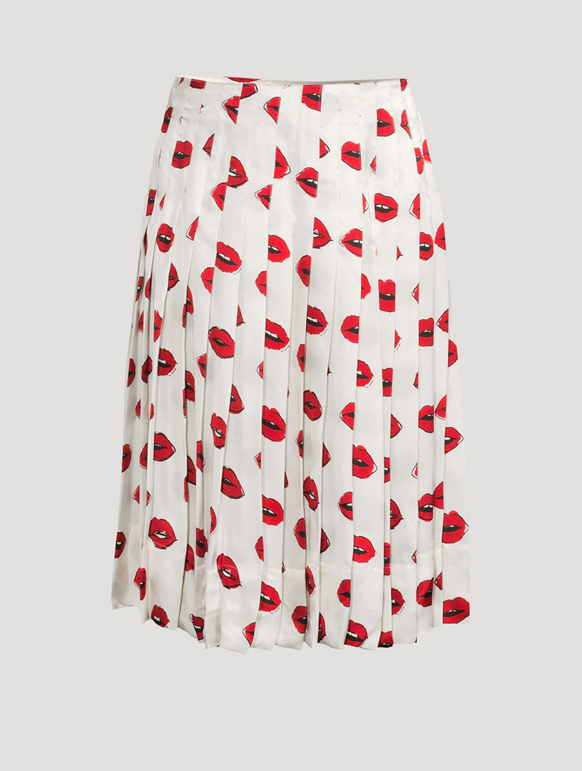 Khaite polka dot clearance skirt