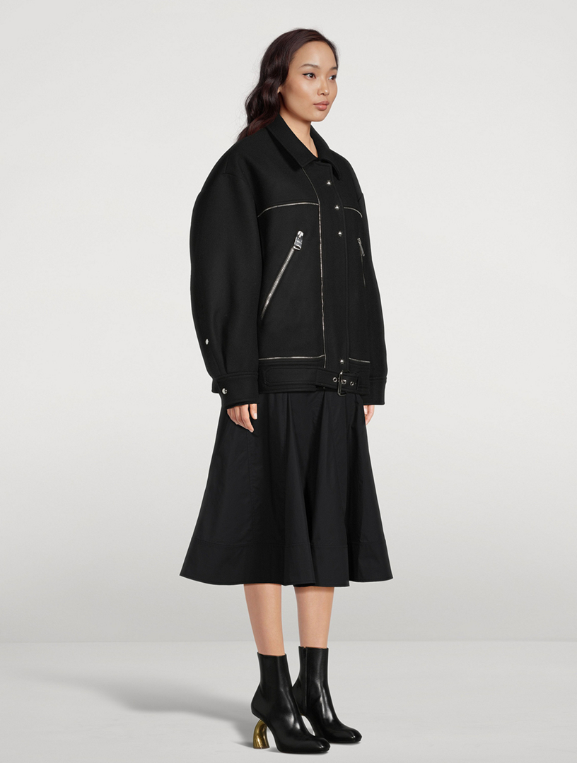 KHAITE The Herman Oversized Bomber Jacket | Holt Renfrew