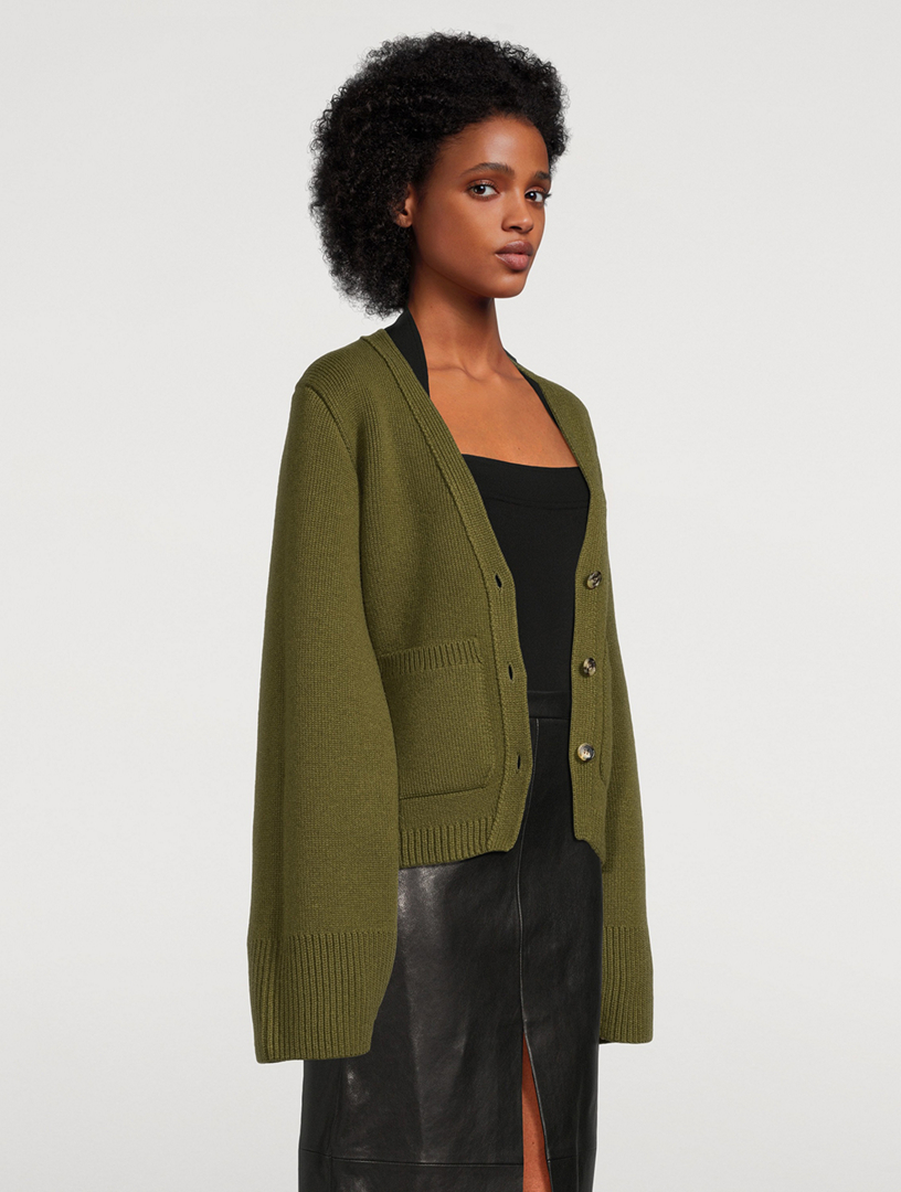 KHAITE The Scarlet Cashmere Cardigan | Holt Renfrew