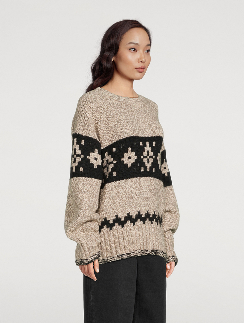 The Tabi Jacquard Cashmere Sweater