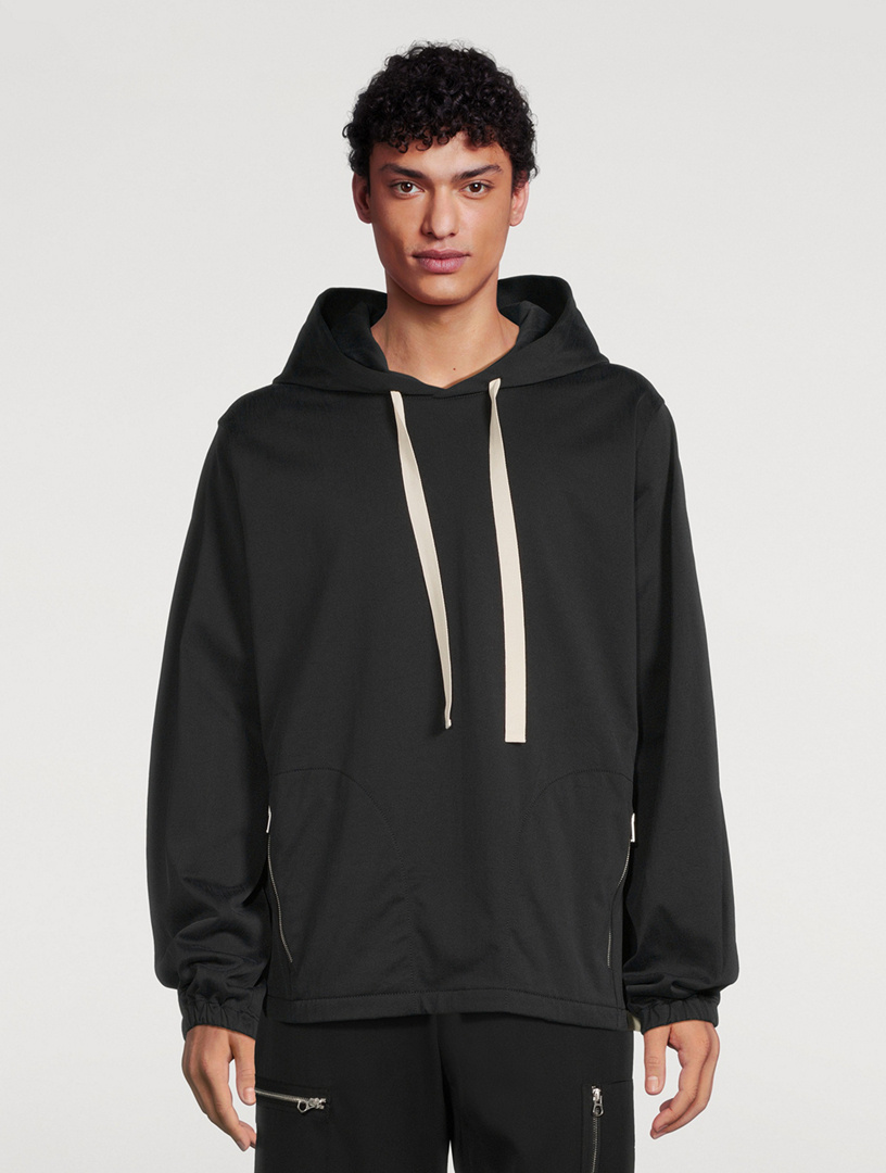 JIL SANDER Nylon And Cotton Hoodie | Holt Renfrew
