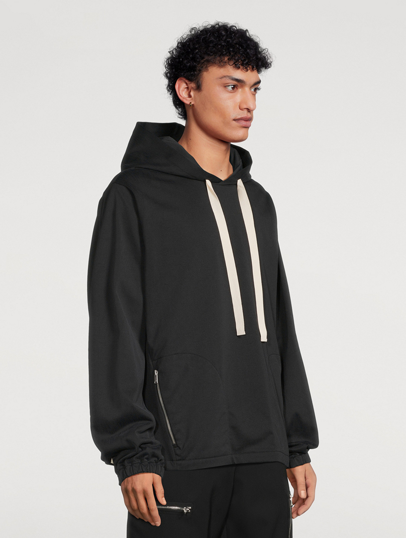 JIL SANDER Nylon And Cotton Hoodie | Holt Renfrew