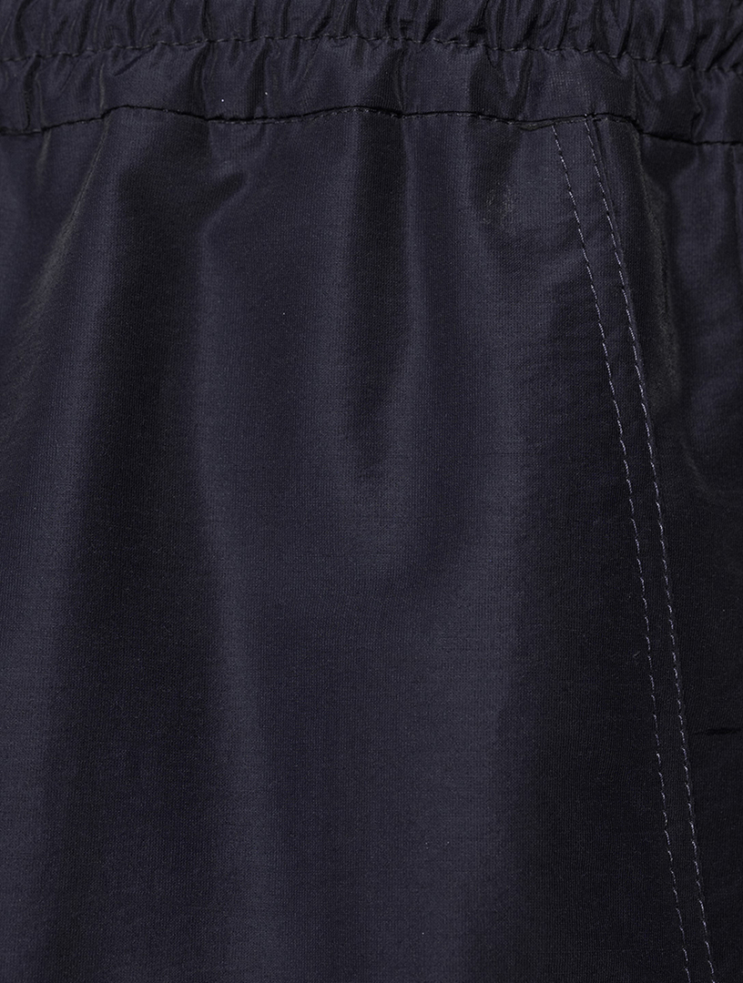 Wool-Blend Drawstring Pants