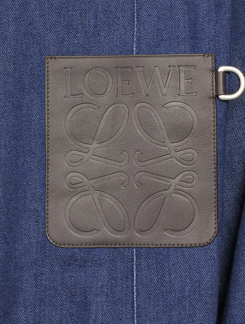 Workwear Anagram Denim Jacket in Blue - Loewe