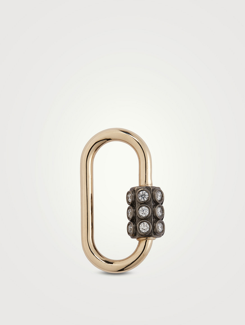Gold Regular Consuelo Lock With Diamonds