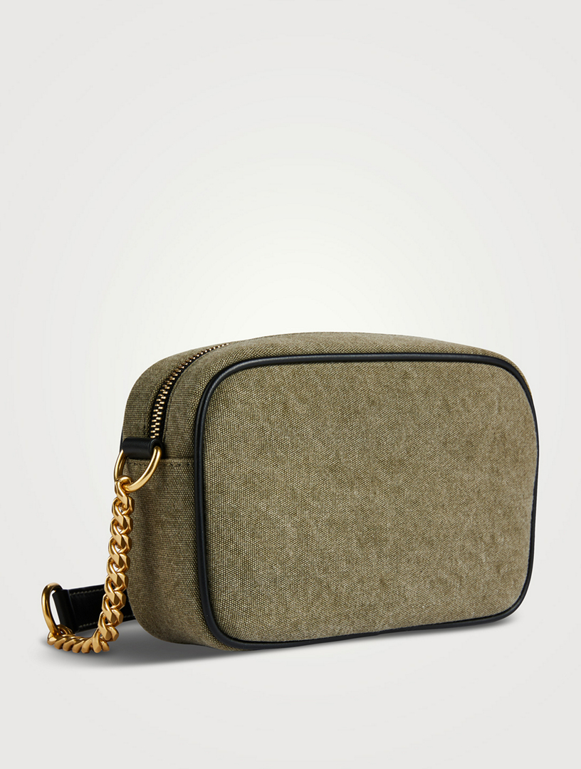 BALMAIN Sac reporteur B-Army en toile  Vert