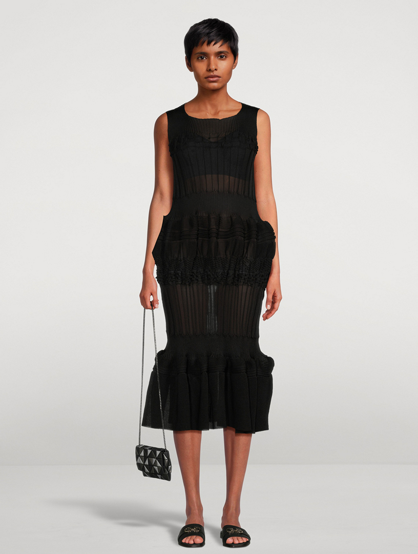 ISSEY MIYAKE Assemblage Maxi Dress | Holt Renfrew Canada