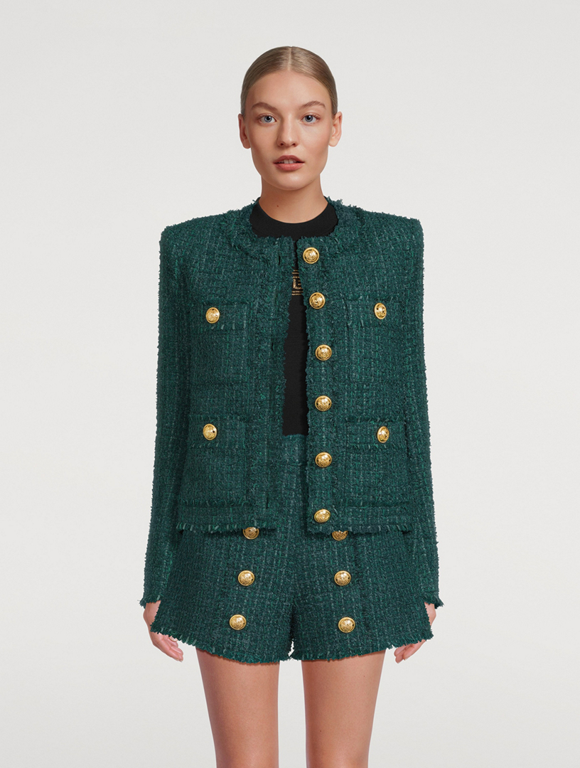 Dreaming Bigger Tweed Blazer In Birch • Impressions Online Boutique