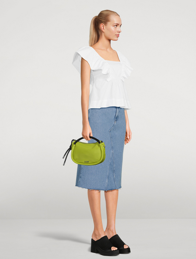 日本未発売】GANNI KNOT MINI PURSE バッグ ネイビー 新 | www