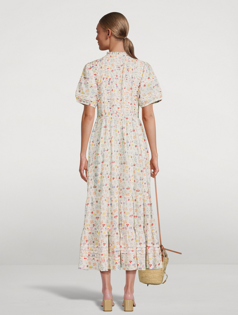 DÔEN Hathaway Voile Shirt Dress In Floral Print | Holt Renfrew Canada