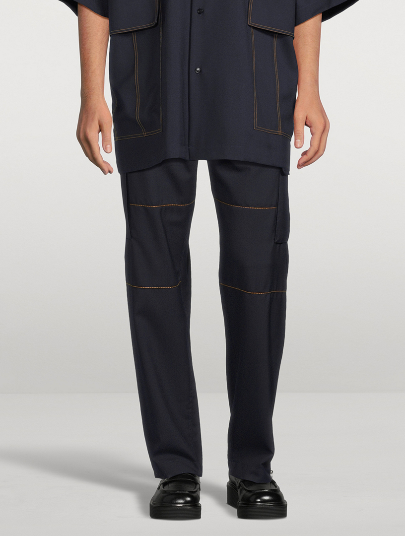 MARNI Tropical Wool Cargo Pants | Holt Renfrew